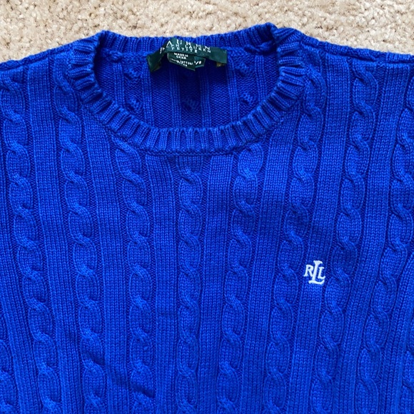 Lauren by Ralph Lauren Petite Cable Knit Sweater - Picture 4 of 5